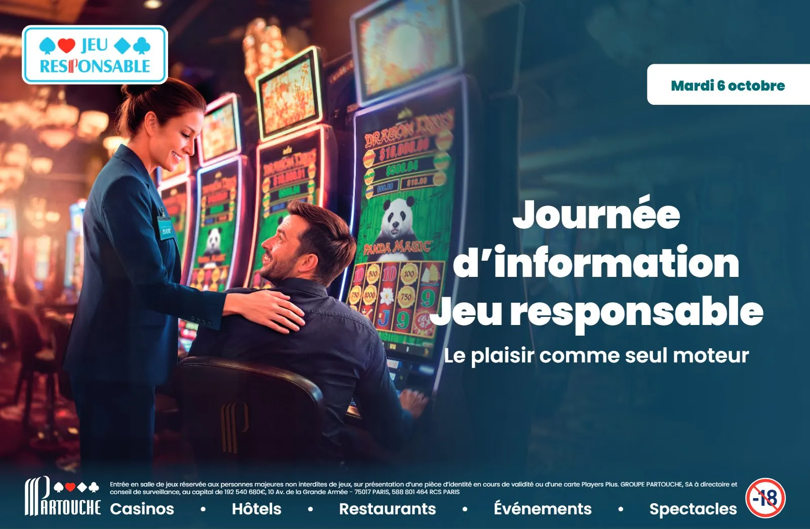 Journée d'information Jeu responsable - Mardi 6 octobre - Le plaisir comme seul moteur